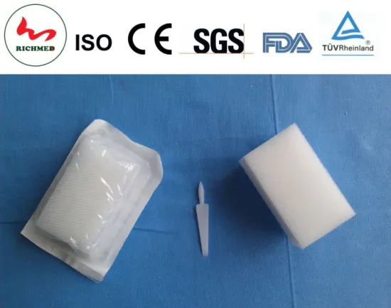 Disposable medical surgical hand brush with nail cleaner