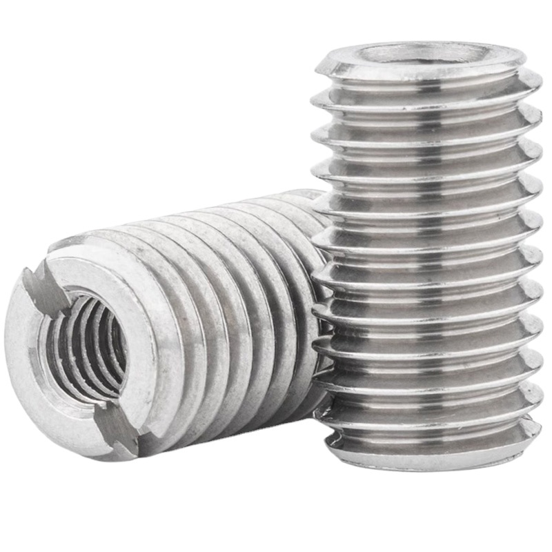 Chinese Factories Customizable Stainless Steel M5 M6 M8 Thread Insert Nut Wood Galvanized Zinc Plated Finish Black Oxide Mining