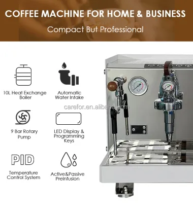 Carefor Stainless Steel Barista Coffee Machine