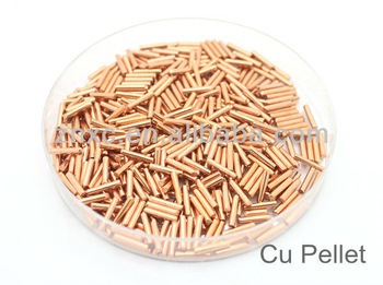 copper slug 99.995% cu slug 4N5