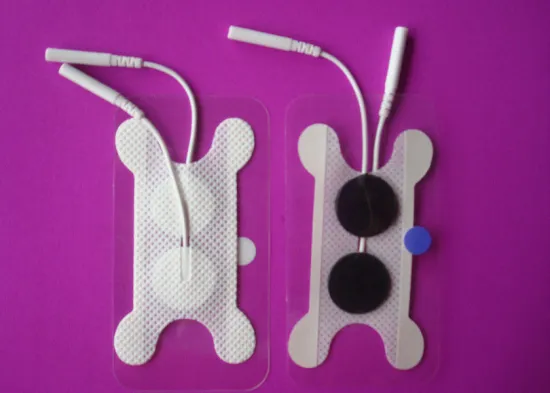 Swallowing 45*34*30cm  Electrode Pad With Pigtail, Bone Non-woven Fiber Throat Electrode Pad For Health