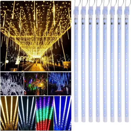 Streets Meteor Shower Colored LED String Lights