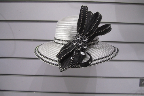 Женская атласная лента формальная церковная шляпа