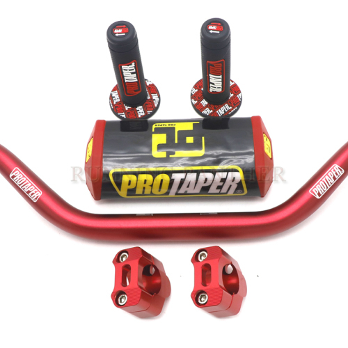 Motorcycle 28mm CNC 1-1/8" Fat Bar Handlebar Grips Pads For KTM HONDA KAWASAKI SUZUKI YAMAHA Protaper Pro Dirt Bike Motorcross