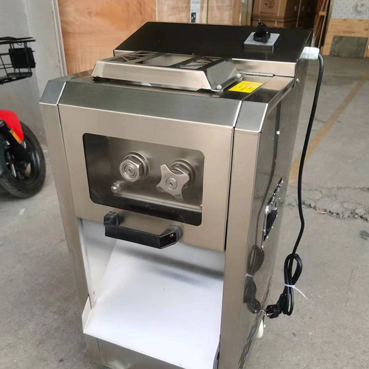 Long Slice Fresh Meat Slicer Machine for Steak, Mutton, and Meat Slices - 25mm Blade