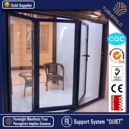 Custom aluminum clad wood folding doors