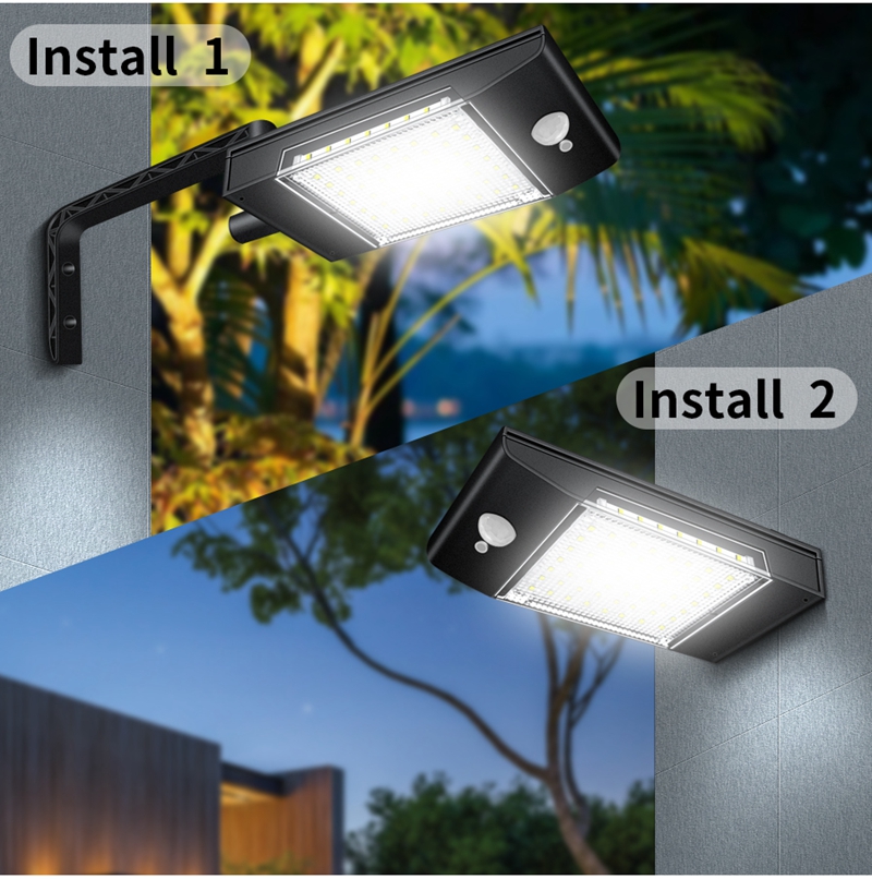 Solar Wall Motion Sensor Lights