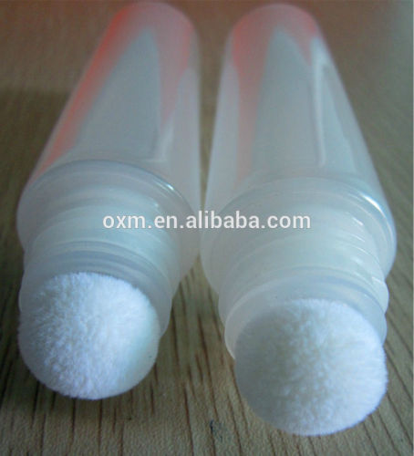 Plastic Cosmetic Tube With Flocking Applicator