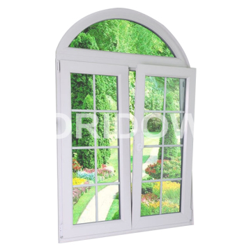 UPVC Tilt and Turn Window with Arch Top