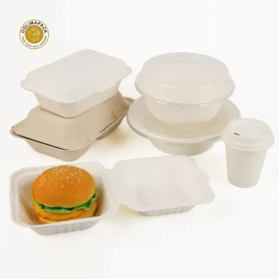 Biodegradable Sugarcane Packaging: Sustainable Lunch Boxes, Compostable Bagasse Food Containers