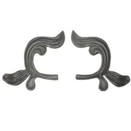 Ornamental Wrought Iron Leaves and Flowers