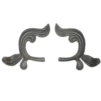 Ornamental Wrought Iron Leaves and Flowers