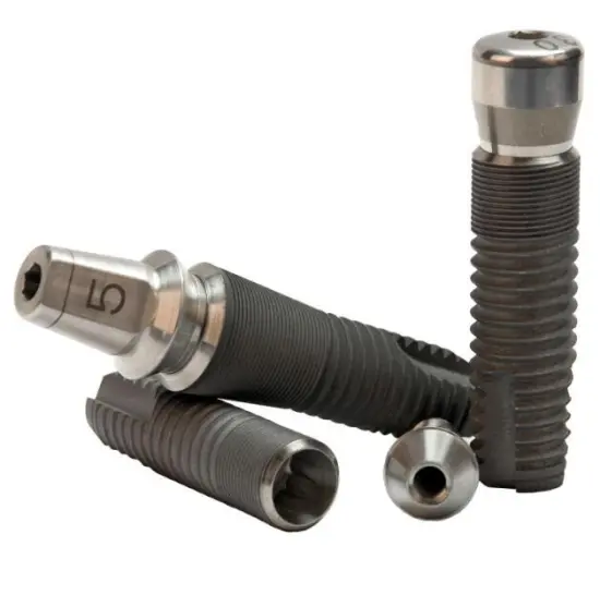 high precise dental implant kit with material  of titanium and 316L stainless steel