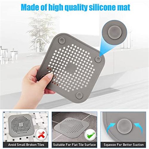 Silicone Drain Cover Hisap Sink Menguras Stopper Rambut