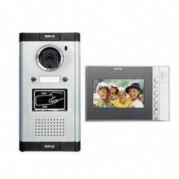 Video Door Phone for Apartment, Dual Communication, Monitoring/Door Release Functions for Apartment
