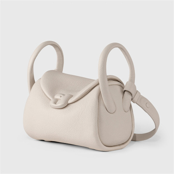 Sac à main coton accent en cuir premium sac à main