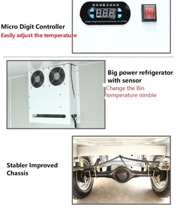 Electric Tricycle/Tuk Tuk with Chilling chamber