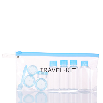 100 ml 3oz Leckdosen tragbare Toilettenlöschungen Klarer Fluggröße Pet Cosmetic Set Container für Lotion Shampoo Reiseflaschenspender