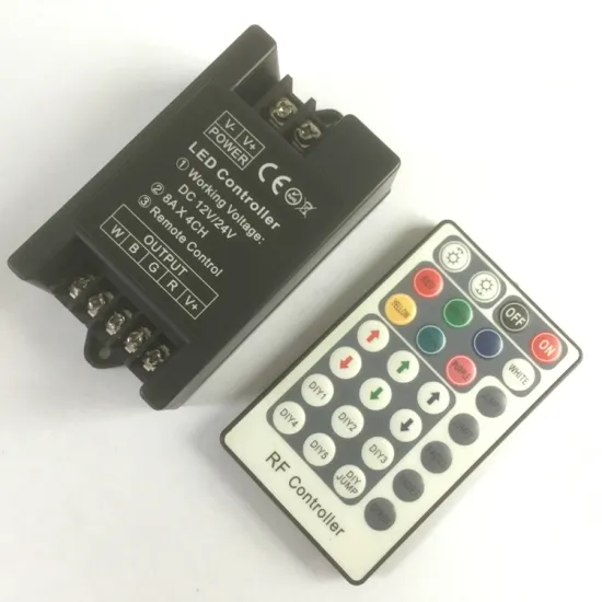Wireless 30A LED Dimmer for 12V/24V DC LED Strip Lights: Brightness Regulator with Remote Control