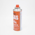 Tinplate empty butane gas cartridge can