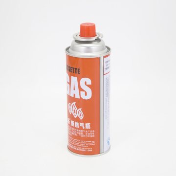 Portable refill tin empty 227g butane gas can
