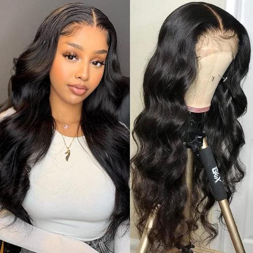 Body Wave Lace Front Wigs Human Hair HD Transparent 13x4x1 T-Part Body Wave Lace Front Wigs Brazilian Virgin Human Hair Wigs