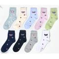 Mens colorful patterned casual crew socks