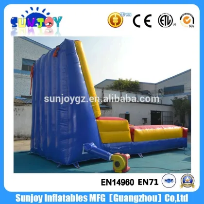 Inflatable Cliff Jump, Inflatable Jump Wall, Inflatable Clothes Stick to the wall for fun