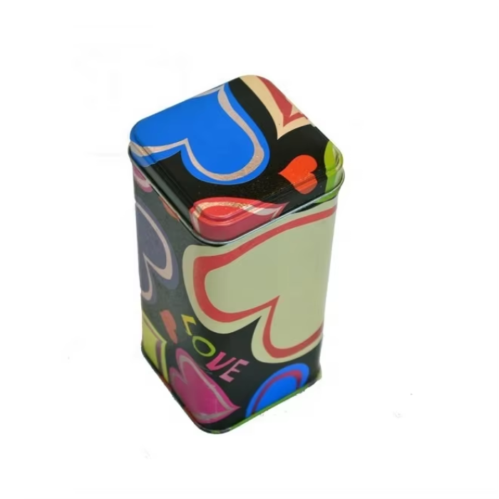 DADI Classic Square Tea Tin Box for Gift
