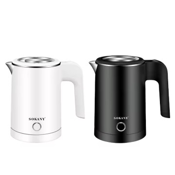 SK-1077 Professional Round Shape Glass Boiling Water Kettle for Indoor Use