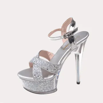 2024 Summer Women's Nightclub Sandals: Waterproof, Platform, Sequin, High Heel Party Shoes for Girls