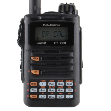 YAESU FT-70D: Rugged Waterproof VHF/UHF DMR Handheld Radio