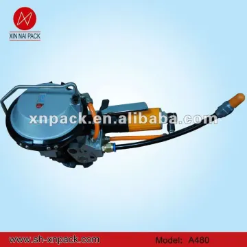 A480 pneumatic steel strapping auto strapping machine