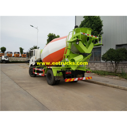 4000 Litres 4x2 Dongfeng Cement Mixer Trucks