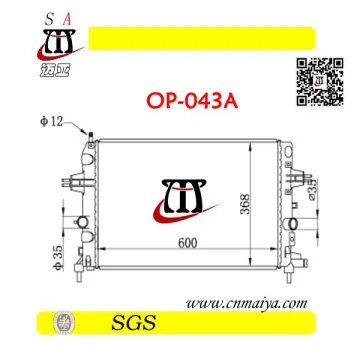 1300266 aluminum radiator for carparts