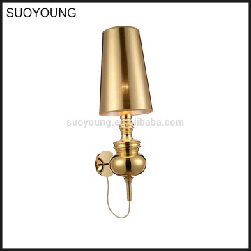 Modern Gloden Metal Base PVC Shade Wall Lamps MB6011-180