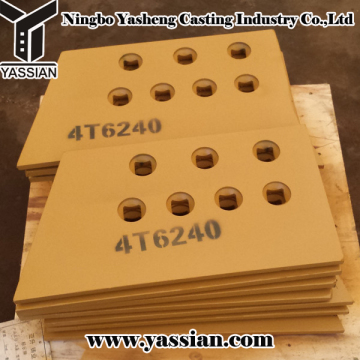 Piezas de maquinaria de construcción bulldozer piezas de recambio bordes de corte y bits de extremo 4T6240 en venta