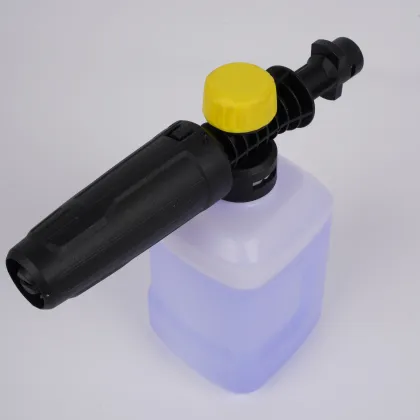 using soap pressure car foamer wash