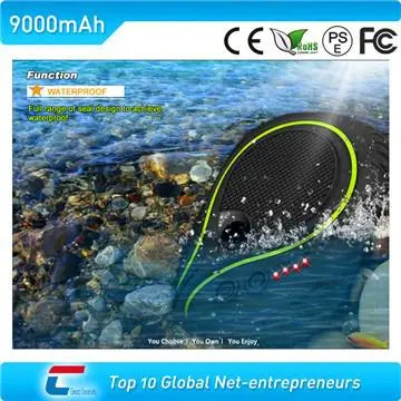 Waterproof power bank, external battery power bank for Iphone
