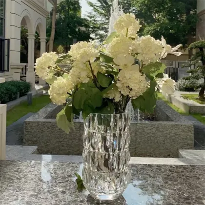 Modern Luxury Premier Baccarat Crystal Vase for Elegant Home Decor