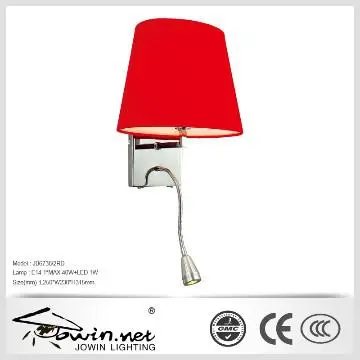 Bed Room Red Fabric Fashion Wall  Lamp 2013