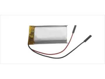 lipo battery 3.7v 400mah for led cap light