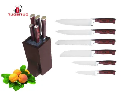 Tuobituo(TBT) factory German 1.4116 stainless steel customized knives kitchen knife sets