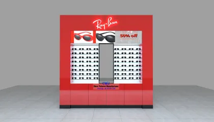 Custom Brand Eyewear Displays Glasses Store Cabinets