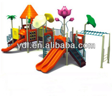 Outdoor playground kids cartoon slide