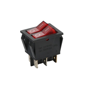 Illuminated Double Pole Rocker Switch - High Quality