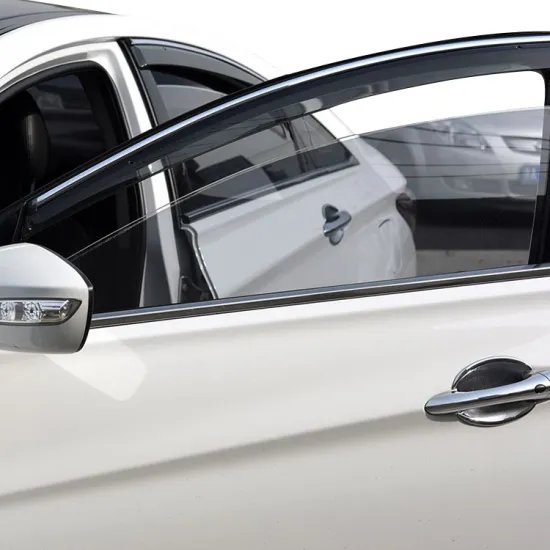 Chrome Matte Black Car Window Visors for 4 Door Cars