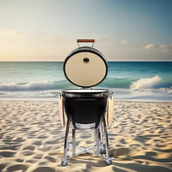 Ceramic Grill Auplex 23-Inch Kamado BBQ Charcoal Grill for High-Pressure Restaurants