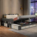 Moderno Simple Light Luxury Doble Bed dormitorio principal