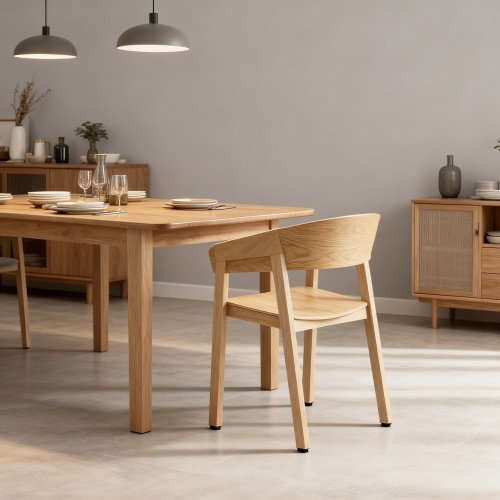 China Nordic Style Solid Wood Dining Chair Supplier
